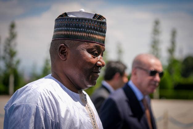 Turkish President Erdogan welcomes Nigerian President Tchiani in Ankara ANKARA, TURKIYE - JUNE 04: Turkish President Recep Tayyip Erdogan welcomes Nigerian President Abdourahamane Tchiani (L) with an official ceremony at the Presidential Complex in Ankara, Turkiye on June 04, 2026. Ercin Erturk Anadolu Ankara Turkey. Editorial use only. Please get in touch for any other usage.  Copyright: x2026xAnadoluxErcinxErturkx