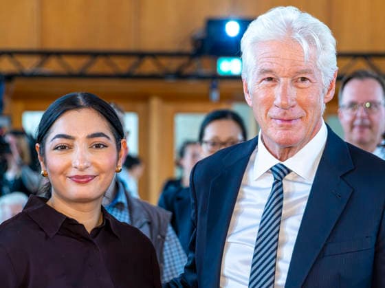 Richard Gere + Reem Alabali-Radovan EUR, Deutschland, Berlin, 04.06.2026: Keynote von Reem Alabali-Radovan (SPD), Bundesministerin für Wirtschaftliche Zusammenarbeit und Entwicklung besucht eine Initiative zur Migrations Debatte der Hertie School und der Gere Foundation . Ziel ist es, die Art und Weise zu bekämpfen, wie Migration wahrgenommen wird in der politischen Debatte und dessen Auswirkung auf Recht und Governance in Europa und Afrika. *** Richard Gere Reem Alabali Radovan EUR, Germany, Berlin, 04 06 2026 Keynote by Reem Alabali Radovan SPD , Federal Minister for Economic Cooperation and Development visits an initiative on the migration debate of the Hertie School and the Gere Foundation The aim is to tackle the way migration is