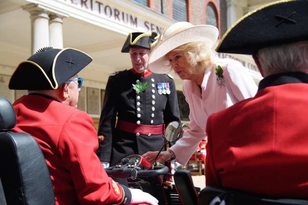 Queen Camilla attends Founder s Day at Royal Hospital Chelsea, London - 4 June 2026 Queen Camilla attends Founder s Day and meets with Chelsea Pensioners at Royal Hospital Chelsea, London, England, UK on Thursday 4 June, 2026., Credit:Justin Ng Avalon UK, England, London, Royal Hospital Chelsea  Copyright: xJustinxNgx xAvalonx 1107704627