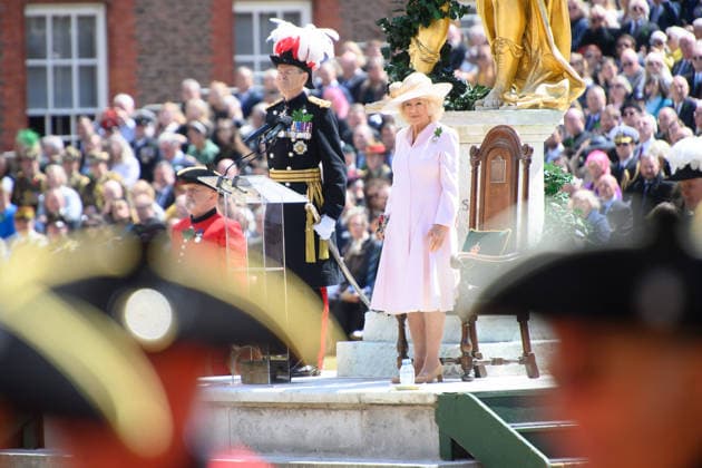 Queen Camilla attends Founder s Day at Royal Hospital Chelsea, London - 4 June 2026 Queen Camilla attends Founder s Day and meets with Chelsea Pensioners at Royal Hospital Chelsea, London, England, UK on Thursday 4 June, 2026., Credit:Justin Ng Avalon UK, England, London, Royal Hospital Chelsea  Copyright: xJustinxNgx xAvalonx 1107704641