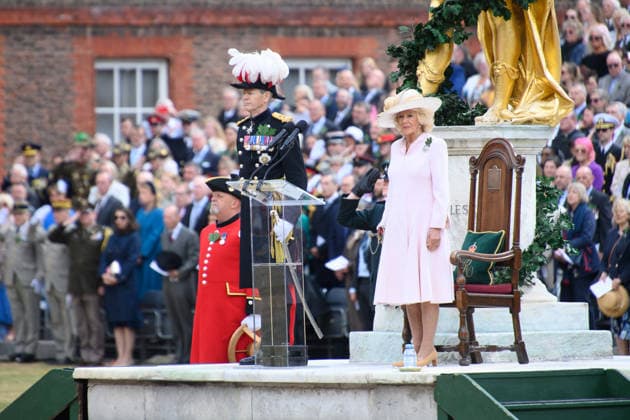Queen Camilla attends Founder s Day at Royal Hospital Chelsea, London - 4 June 2026 Queen Camilla attends Founder s Day and meets with Chelsea Pensioners at Royal Hospital Chelsea, London, England, UK on Thursday 4 June, 2026., Credit:Justin Ng Avalon UK, England, London, Royal Hospital Chelsea  Copyright: xJustinxNgx xAvalonx 1107704669
