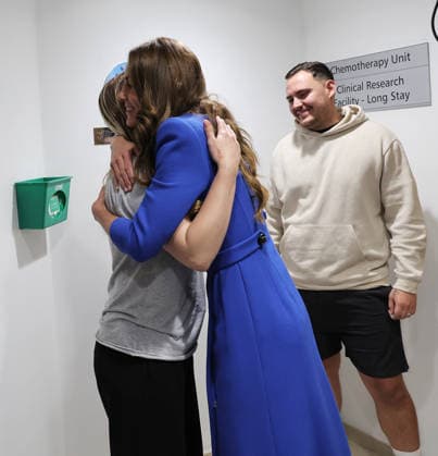. 04 06 2026. Manchester, United Kingdom. Kate Middleton , the Princess of Wales, during a visit to the Christie NHS Foundation Trust, in Manchester, United Kingdom.  xPoolx xi-Imagesx IIM-26808-0019