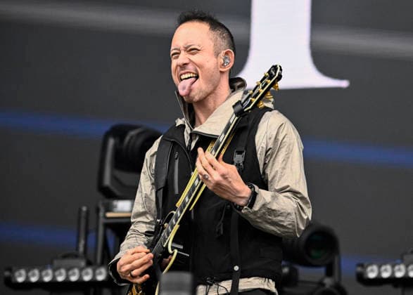 Trivium, USA, plays during Sweden Rock Festival outside Sölvesborg, Sweden 4 June 2026. SÖLVESBORG SWEDEN x10080x *** Trivium, USA, plays during Sweden Rock Festival outside Sölvesborg, Sweden June 4, 2026 SÖLVESBORG SWEDEN x10080x  Copyright: xFredrikxSandberg TTx SWEDEN ROCK FESTIVAL 2026 nmbXZLMurVc