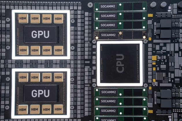 TAIWAN-COMPUTEX A mockup of a CPU and GPU at the SK Hynix booth at Computex 2026 in Taipei, Taiwan, June 4, 2026. NEXPHER Vernon Yuen TAIPEI