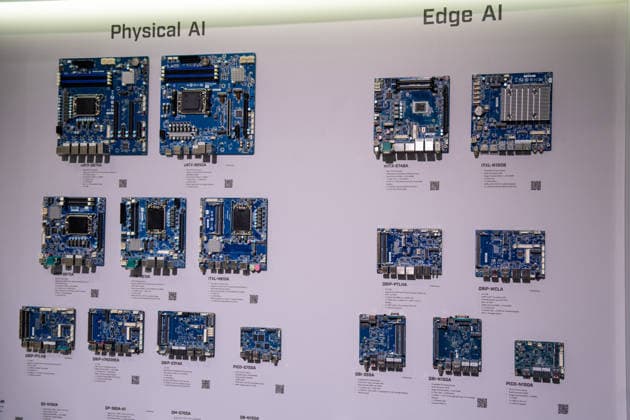TAIWAN-COMPUTEX Physical Ai and Edge AI Computer boards at Computex 2026 in Taipei, Taiwan, June 4, 2026. NEXPHER Vernon Yuen TAIPEI