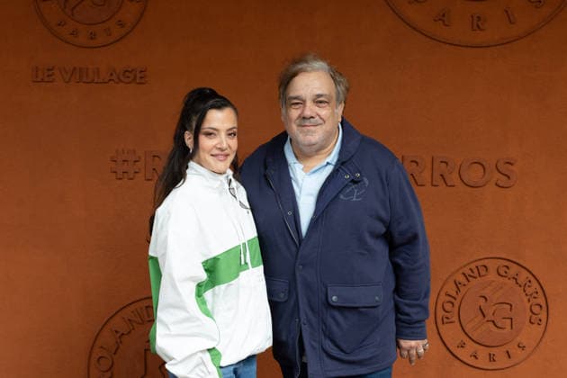 RG26 - French Open - People Village Day 12 NB Camille Lellouche, Didier Bourdon attends the Village day 12 during the 2026 French Open at Roland Garros on June 04, 2026 in Paris, France. Photo by Nasser Berzane ABACAPRESS.COM  Copyright: xBerzanexNasser ABACAx
