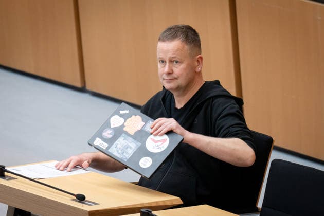 Berlin, AGH, Abgeordnetenhaus Berlin, AGH, Abgeordnetenhaus, Landesparlament, Klaus Lederer, Mitglied der Fraktion Die Linke Berlin Berlin GER *** Berlin, AGH, Abgeordnetenhaus Berlin, AGH, Abgeordnetenhaus, Landesparlament, Klaus Lederer, Member of the parliamentary group Die Linke Berlin Berlin GER