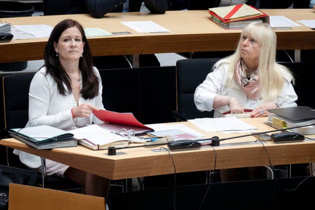 Berlin, AGH, Abgeordnetenhaus Berlin, AGH, Abgeordnetenhaus, Landesparlament, Iris Spranger, Senatorin für Inneres und Sport, Katharina Günther-Wünsch, Senatorin für Bildung, Jugend Berlin Berlin GER *** Berlin, AGH, House of Representatives Berlin, AGH, House of Representatives, State Parliament, Iris Spranger, Senator for the Interior and Sport, Katharina Günther Wünsch, Senator for Education, Youth Berlin Berlin GER