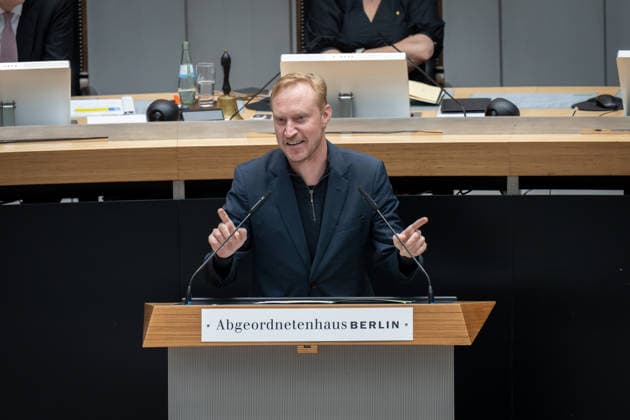 Berlin, AGH, Abgeordnetenhaus, Lars Rauchfuß, SPD Berlin, AGH, Abgeordnetenhaus, Landesparlament, Lars Rauchfuß, SPD Berlin Berlin GER *** Berlin, AGH, House of Representatives, Lars Rauchfuß, SPD Berlin, AGH, House of Representatives, State Parliament, Lars Rauchfuß, SPD Berlin Berlin GER