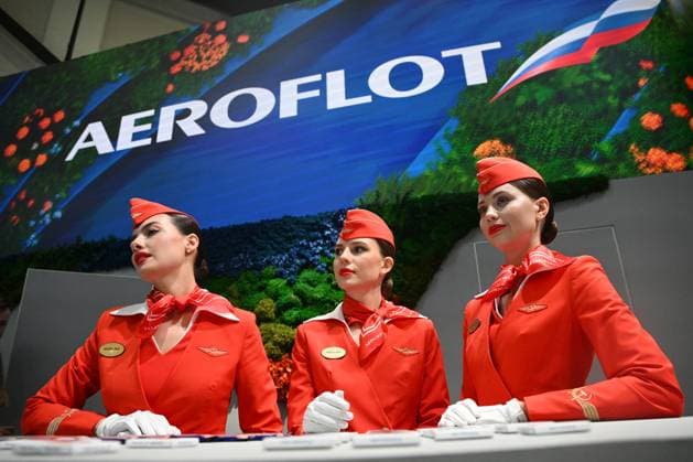 SPIEF-2026. Forum events 9180521 04.06.2026 SPIEF-2026. The stand of the Aeroflot Group at the ExpoForum Congress and Exhibition Center. Kirill Zykov Sputnik St. Petersburg Russia  Copyright: xKirillxZykovx