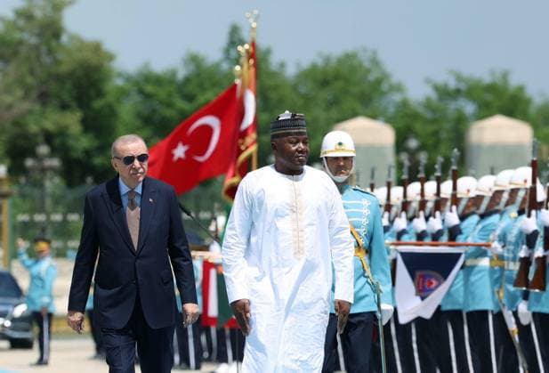 Turkish President Recep Tayyip Erdo?an receives Nigerien President Abdourahmane Tchiane during an official welcoming ceremony at the Presidential Complex in Ankara Turkish President Recep Tayyip Erdo?an receives Nigerien President Abdourahmane Tchiane during an official welcoming ceremony at the Presidential Complex in Ankara, Turkey, June 4, 2026. Photo by Turkish presidency apaimages Istanbul Istanbul Turkey 040626_Turkey_TPO_00(4) Copyright: xapaimagesxTurkishxpresidencyx xapaimagesx