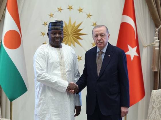 Turkish President Recep Tayyip Erdo?an receives Nigerien President Abdourahmane Tchiane during an official welcoming ceremony at the Presidential Complex in Ankara Turkish President Recep Tayyip Erdo?an receives Nigerien President Abdourahmane Tchiane during an official welcoming ceremony at the Presidential Complex in Ankara, Turkey, June 4, 2026. Photo by Turkish presidency apaimages Istanbul Istanbul Turkey 040626_Turkey_TPO_00(3) Copyright: xapaimagesxTurkishxpresidencyx xapaimagesx