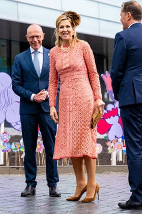 04-06-2026 Nijmegen Queen Maxima attended the opening of the renovated Valkhof Museum, with the new collection presentation, *Mens op de grens* (Man on the Border), showcases stories of people living in and around Nijmegen, from prehistory to the present day in Nijmegen. Â  Copyright: xPPEx