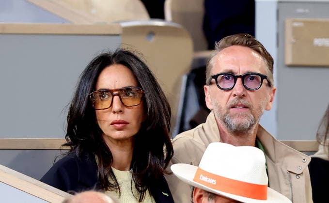 Philippe Caverivière and his wife Sarah in the stands during the Day twelve of the 2026 Roland Garros French Open on June 04, 2026 in Paris, France Jacovides Moreau Bestimage Celebs in the stands during the Day twelve of the 2026 French Open on June 04, 2026 in Paris, France Paris France  Copyright: xJACOVIDES-MOREAUx xBESTIMAGExJACOVIDES-MOREAUx xBESTIMAGEx