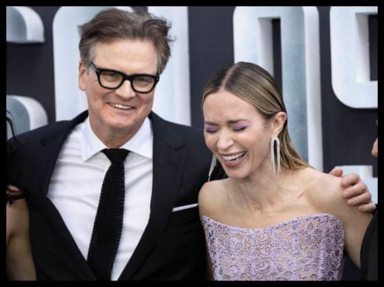 . 04 06 2026. London, United Kingdom. Colin Firth and Emily Blunt at the Disclosure Day premiere in London.  xStephenxLockx xi-Imagesx IIM-26806-0013