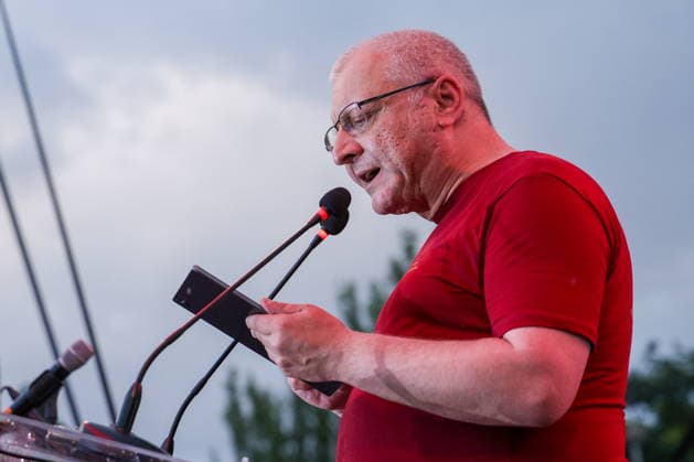 RUSSIA, YEREVAN - JUNE 4, 2026: Suren Surenyants, Prosperous Armenia candidate, addresses a rally for his party in Freedom Square ahead of the June 7 election to the National Assembly. Alexander Patrin TASS  93373714