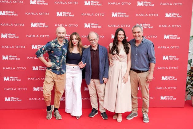 IPA85324925 - MILAN, 4 06 2026 - Piccolo teatro, the cast of Svevo Moltrasio s new film Smart working at the opening ceremony of the Milano film fest.  Copyright: xEmanuelexRobertoxDexCarlix xx 85324925
