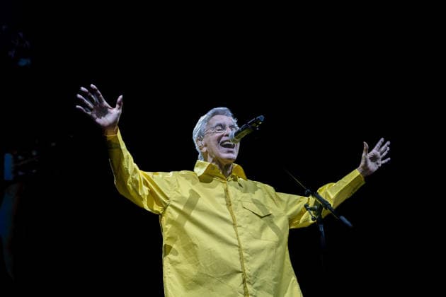 Caetano Veloso concert at the Movistar Arena The Brazilian artist Caetano Veloso, during his concert at the Movistar Arena, on June 4, 2026, in Madrid Spain The Brazilian artist, with his performance, covers a decisive trajectory to understand the contemporary culture of Brazil 04 JUNE 2026 CONCERT CAETANO MÚSICA MUSIC MUSICIAN ARTIST Madrid Madrid Madrid Spain  Copyright: xRicardoxRubiox 7571649