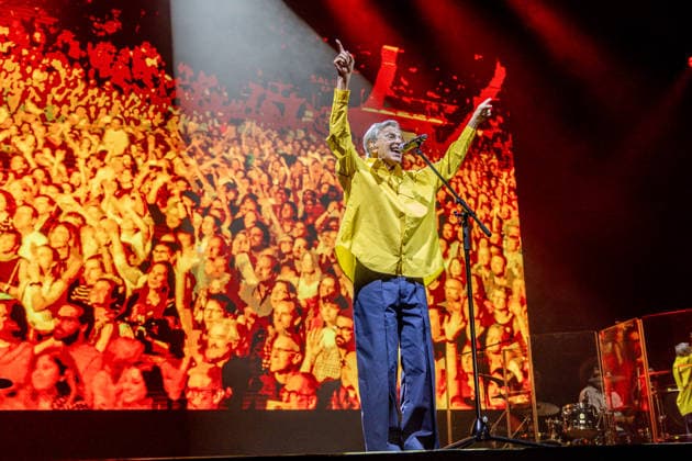 Caetano Veloso concert at the Movistar Arena The Brazilian artist Caetano Veloso, during his concert at the Movistar Arena, on June 4, 2026, in Madrid Spain The Brazilian artist, with his performance, covers a decisive trajectory to understand the contemporary culture of Brazil 04 JUNE 2026 CONCERT CAETANO MUSIC MUSICIAN ARTIST Madrid Madrid Madrid Spain  Copyright: xRicardoxRubiox 7571656