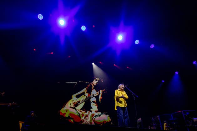 Caetano Veloso concert at the Movistar Arena The Brazilian artist Caetano Veloso, during his concert at the Movistar Arena, on June 4, 2026, in Madrid Spain The Brazilian artist, with his performance, covers a decisive trajectory to understand the contemporary culture of Brazil 04 JUNE 2026 CONCERT CAETANO MUSIC MUSICIAN ARTIST Madrid Madrid Madrid Spain  Copyright: xRicardoxRubiox 7571661