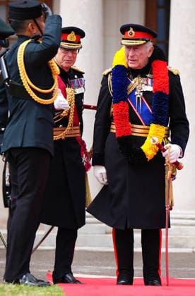 . 04 06 2026. Salisbury, United Kingdom. King Charles III at The King s Gurkha Artillery Formation Parade at Larkhill Barracks in Salisbury, United Kingdom.  xPoolx xi-Imagesx IIM-26810-0008