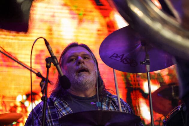 04.06.2026, Bellinzona, Parco Urbano, Nevermind Music Fest 2026: The Vad Vuc, Roberto Drugo Panzeri, drums Bellinzona Parco Urbano Ticino Switzerland *** 04 06 2026, Bellinzona, Parco Urbano, Nevermind Music Fest 2026 The Vad Vuc, Roberto Drugo Panzeri, drums Bellinzona Parco Urbano Ticino Switzerland Copyright: xJustPictures.ch FrancescoxMinghettix jp-en-FrMi-MNG_0472
