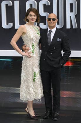 Celebrities attend the Disclosure Day film premiere at Leicester Square, London Featuring: Felicity Blunt and Stanley Tucci Where: London, United Kingdom When: 04 Jun 2026 Credit: Cover Images **NOT AVAILABLE FOR HELLO MAGAZINE** EDITORIAL USE ONLY. NOT FOR USE BY NEWSPAPERS BASED IN THE UK. Copyright: xx coverimg55749013