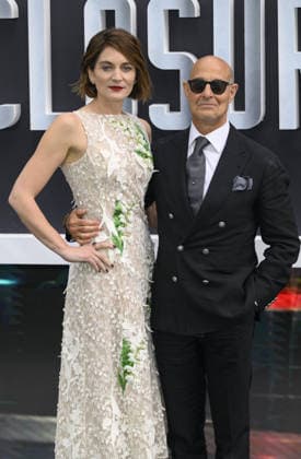 Celebrities attend the Disclosure Day film premiere at Leicester Square, London Featuring: Felicity Blunt and Stanley Tucci Where: London, United Kingdom When: 04 Jun 2026 Credit: Cover Images **NOT AVAILABLE FOR HELLO MAGAZINE** EDITORIAL USE ONLY. NOT FOR USE BY NEWSPAPERS BASED IN THE UK. Copyright: xx coverimg55749014