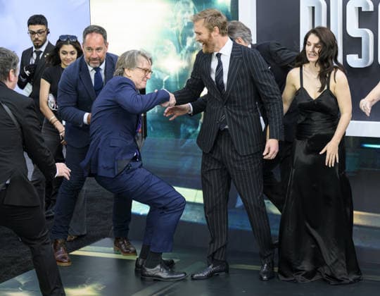 Celebrities attend the Disclosure Day film premiere at Leicester Square, London Featuring: Screenwriter David Koepp falls on the carpet Where: London, United Kingdom When: 04 Jun 2026 Credit: Cover Images **NOT AVAILABLE FOR HELLO MAGAZINE** EDITORIAL USE ONLY. NOT FOR USE BY NEWSPAPERS BASED IN THE UK. Copyright: xx coverimg55749035