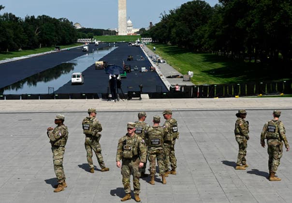 Trump s remodeled Lincoln Memorial Reflecting Pool fills with water The reflecting pool is refilled after being repainted at the directive of President Donald Trump ahead of America 250 on June 4, 2026 in Washington, DC.. Photo by Olivier Douliery ABACAPRESS.COM Washington DC United States  Copyright: xDoulieryxOlivier ABACAx