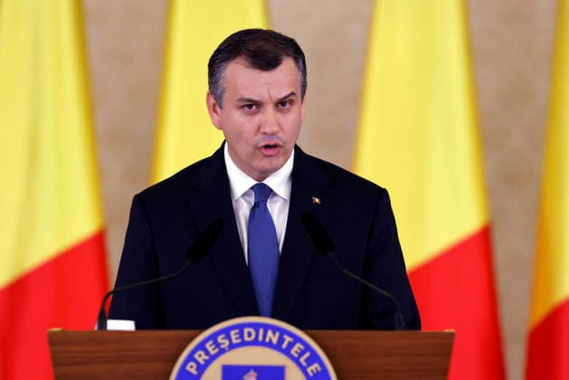 (260604) -- BUCHAREST, June 4, 2026 -- Romania s prime minister-designate Eugen Tomac delivers a speech after being nominated by President Nicusor Dan at Cotroceni palace in Bucharest, Romania, on June 4, 2026. Romanian President Nicusor Dan on Thursday nominated his adviser Eugen Tomac as prime minister-designate. (Photo by Xinhua) ROMANIA-BUCHAREST-PM-DESIGNATE CristianxCristel 