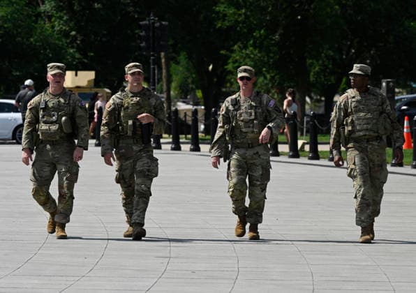 The Pentagon is planning to keep thousands of Guard troops in the nation s capital for the rest of President Trump s second term Members of the National Guard patrol near the Lincoln Memorial on June 4, 2026 in Washington, DC. The Pentagon is planning to keep thousands of Guard troops in the nation s capital for the rest of President Trump s second term. Photo by Olivier Douliery ABACAPRESS.COM Washington DC United States  Copyright: xDoulieryxOlivier ABACAx