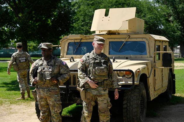 The Pentagon is planning to keep thousands of Guard troops in the nation s capital for the rest of President Trump s second term Members of the National Guard patrol near the Lincoln Memorial on June 4, 2026 in Washington, DC. The Pentagon is planning to keep thousands of Guard troops in the nation s capital for the rest of President Trump s second term. Photo by Olivier Douliery ABACAPRESS.COM Washington DC United States  Copyright: xDoulieryxOlivier ABACAx