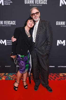 Gianni Versace Retrospective Photocall - Paris Rossella Catapano and guest attend the Gianni Versace Retrospective Photocall held at the Maillol Meseum on June 4, 2026 in Paris, France. Photo by David BoyerBACAPRESS.COM Paris France  Copyright: xBoyerxDavid ABACAx