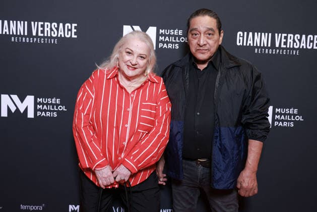 Gianni Versace Retrospective Photocall - Paris Josiane Balasko and George Aguilar attend the Gianni Versace Retrospective Photocall held at the Maillol Meseum on June 4, 2026 in Paris, France. Photo by David BoyerBACAPRESS.COM Paris France  Copyright: xBoyerxDavid ABACAx