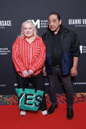 Gianni Versace Retrospective Photocall - Paris Josiane Balasko and George Aguilar attend the Gianni Versace Retrospective Photocall held at the Maillol Meseum on June 4, 2026 in Paris, France. Photo by David BoyerBACAPRESS.COM Paris France  Copyright: xBoyerxDavid ABACAx