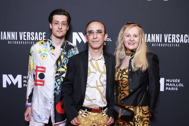 Gianni Versace Retrospective Photocall - Paris Alain Alderuccio, Salvatore Alderuccio and Doriana Alderuccio attend the Gianni Versace Retrospective Photocall held at the Maillol Meseum on June 4, 2026 in Paris, France. Photo by David BoyerBACAPRESS.COM Paris France  Copyright: xBoyerxDavid ABACAx