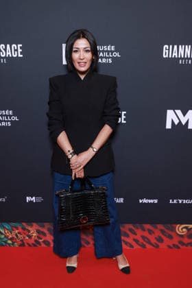 Gianni Versace Retrospective Photocall - Paris Karima Charni attends the Gianni Versace Retrospective Photocall held at the Maillol Meseum on June 4, 2026 in Paris, France. Photo by David BoyerBACAPRESS.COM Paris France  Copyright: xBoyerxDavid ABACAx