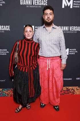 Gianni Versace Retrospective Photocall - Paris Laura Da Costa and Alessandro Tedone attend the Gianni Versace Retrospective Photocall held at the Maillol Meseum on June 4, 2026 in Paris, France. Photo by David BoyerBACAPRESS.COM Paris France  Copyright: xBoyerxDavid ABACAx