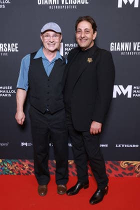 Gianni Versace Retrospective Photocall - Paris guest and Marco Antonio Caravano attend the Gianni Versace Retrospective Photocall held at the Maillol Meseum on June 4, 2026 in Paris, France. Photo by David BoyerBACAPRESS.COM Paris France  Copyright: xBoyerxDavid ABACAx
