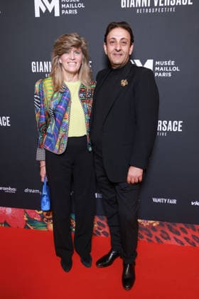 Gianni Versace Retrospective Photocall - Paris Iro Poniraki and Marco Antonio Caravano attend the Gianni Versace Retrospective Photocall held at the Maillol Meseum on June 4, 2026 in Paris, France. Photo by David BoyerBACAPRESS.COM Paris France  Copyright: xBoyerxDavid ABACAx