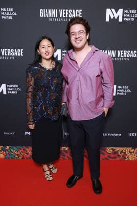 Gianni Versace Retrospective Photocall - Paris Celine Shen and Olivier Gres attend the Gianni Versace Retrospective Photocall held at the Maillol Meseum on June 4, 2026 in Paris, France. Photo by David BoyerBACAPRESS.COM Paris France  Copyright: xBoyerxDavid ABACAx