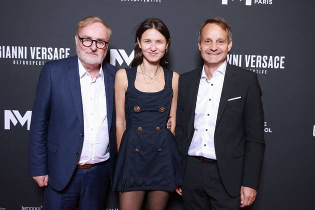 Gianni Versace Retrospective Photocall - Paris Curator Karl von der Ahe and Curator Saskia Lubnow attend the Gianni Versace Retrospective Photocall held at the Maillol Meseum on June 4, 2026 in Paris, France. Photo by David BoyerBACAPRESS.COM Paris France  Copyright: xBoyerxDavid ABACAx