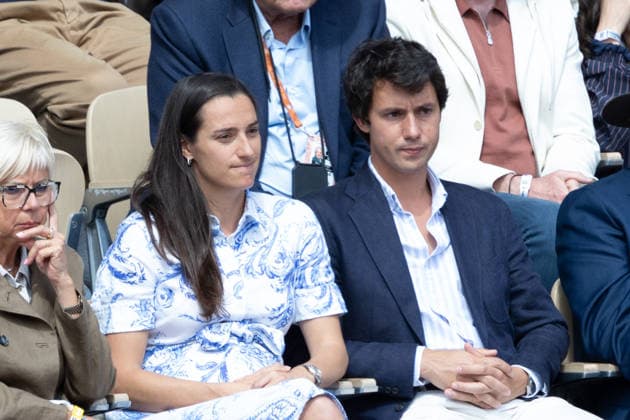 2026 French Open - Caroline Garcia In Stand Day 12 NB Caroline Garcia pregnant, Borja Duran in stand Day 12 during the 2026 French Open at Roland Garros on June 04, 2026 in Paris, France. Photo by Nasser Berzane ABACAPRESS.COM  Copyright: xBerzanexNasser ABACAx