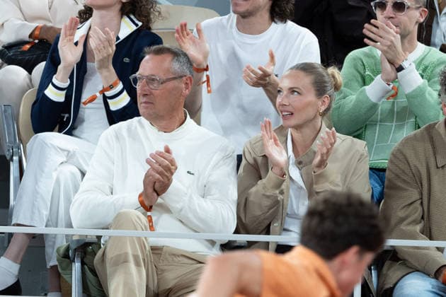 2026 French Open - Amandine Petit In Stand Day 12 NB Jean-Luc Petit, Amandine Petit in stand Day 12 during the 2026 French Open at Roland Garros on June 04, 2026 in Paris, France. Photo by Nasser Berzane ABACAPRESS.COM  Copyright: xBerzanexNasser ABACAx