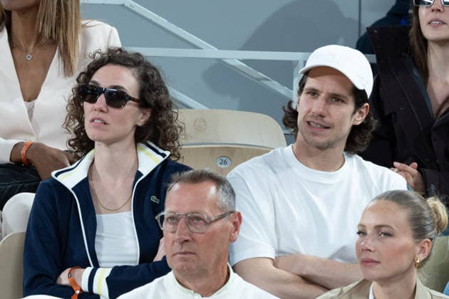 2026 French Open - Lafaurie Victoria, Abraham Wapler In Stand Day 12 NB Lafaurie Victoria, Abraham Wapler in stand Day 12 during the 2026 French Open at Roland Garros on June 04, 2026 in Paris, France. Photo by Nasser Berzane ABACAPRESS.COM  Copyright: xBerzanexNasser ABACAx