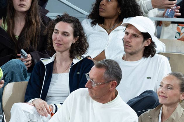 2026 French Open - Lafaurie Victoria, Abraham Wapler In Stand Day 12 NB Lafaurie Victoria, Abraham Wapler in stand Day 12 during the 2026 French Open at Roland Garros on June 04, 2026 in Paris, France. Photo by Nasser Berzane ABACAPRESS.COM  Copyright: xBerzanexNasser ABACAx