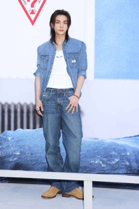 Photocall with Hyunjin of Stray Kids at Guess Jeans Hyunjin, Stray Kids 06 04 2026 Photocall with Hyunjin of Stray Kids at Guess Jeans held at the Guess Jeans in West Hollywood, CA Photo by Izumi Hasegawa Hollywood News Wire Inc. West Hollywood CA USA EDITORIAL USE ONLY Copyright: xx IzumixHasegawax xHollywoodxNewsxWirexInc.x hnphotos096937
