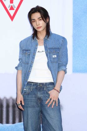 Photocall with Hyunjin of Stray Kids at Guess Jeans Hyunjin, Stray Kids 06 04 2026 Photocall with Hyunjin of Stray Kids at Guess Jeans held at the Guess Jeans in West Hollywood, CA Photo by Izumi Hasegawa Hollywood News Wire Inc. West Hollywood CA USA EDITORIAL USE ONLY Copyright: xx IzumixHasegawax xHollywoodxNewsxWirexInc.x hnphotos096950