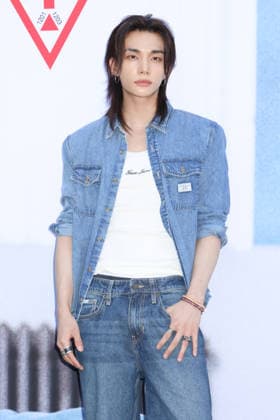 Photocall with Hyunjin of Stray Kids at Guess Jeans Hyunjin, Stray Kids 06 04 2026 Photocall with Hyunjin of Stray Kids at Guess Jeans held at the Guess Jeans in West Hollywood, CA Photo by Izumi Hasegawa Hollywood News Wire Inc. West Hollywood CA USA EDITORIAL USE ONLY Copyright: xx IzumixHasegawax xHollywoodxNewsxWirexInc.x hnphotos096951
